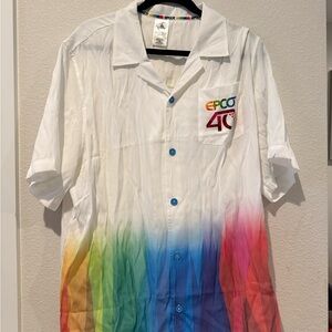 EPCOT 40th Anniversary Men's Rainbow Shirt